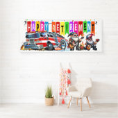 BRANDWEERMAN GELUKKIG PENSIOEN SPANDOEK (Insitu)