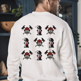 Brandweerman Gepersonaliseerde Naam Halloween Gift Trui