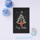 Brandweerman Geschenk | Prettig Kerstmis Brandweer Flyer (Enkel)