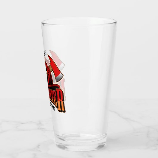 Brandweerman Glas (Links)