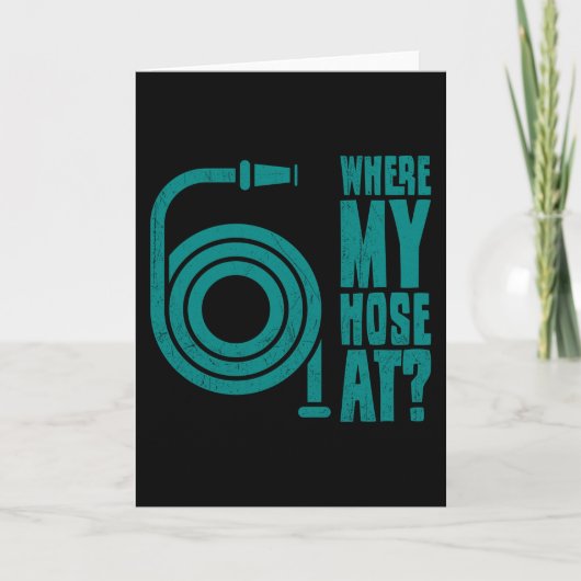 Brandweerman Grappige Brandweerman Kleding Brandwe Kaart (Voorkant)