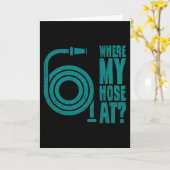 Brandweerman Grappige Brandweerman Kleding Brandwe Kaart (Gele Bloem)