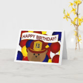 Brandweerman - Happy Birthday Brandweerman Hero! Kaart (Gele Bloem)