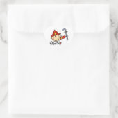 Brandweerman Hart Sticker (Tas)
