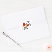 Brandweerman Hart Sticker (Envelop)