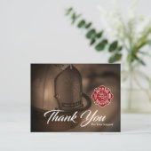 brandweerman - Hartelijk dank Briefkaart (Staand voorkant)