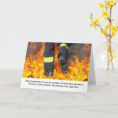 Brandweerman Hartelijk dank voor uw kaart met Hero (Gele Bloem)