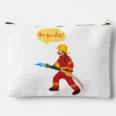Brandweerman, heb je het warm? etui (Achterkant)