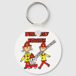 Brandweerman Helden T-shirts en Cadeaus Sleutelhanger