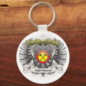 brandweerman Heraldry Sleutelhanger (Voorkant)