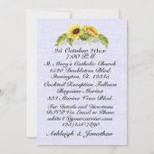 Brandweerman Herziene huwelijksuitnodiging Kaart (Achterkant)