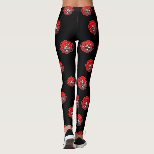 Brandweerman hete leggings (Achterkant)