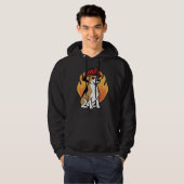 brandweerman hond hoodie (Voorkant volledig)