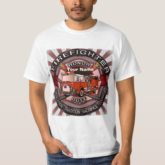 Brandweerman Honor t-shirt (Voorkant)