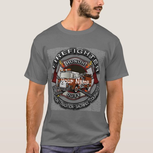 Brandweerman Honor t-shirt (Voorkant)