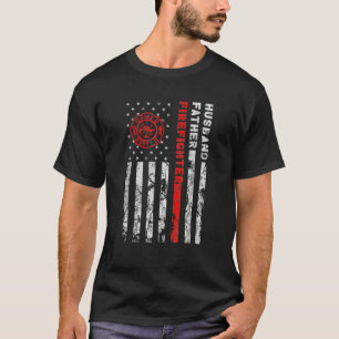 Brandweerman Husband Vuurvader Vuurvaders Dag Gif T-shirt