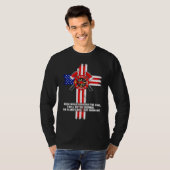 Brandweerman I wanneer loop door het vuur T-shirt (Voorkant volledig)