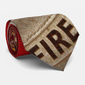 Brandweerman - Iedereen houdt van rood Stropdas (Opgerold)