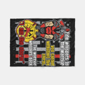 Brandweerman Ik ben het Storm Fleece Deken (Voorkant (Horizontaal))