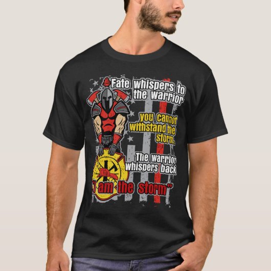 Brandweerman Ik ben het Storm T-shirt (Voorkant)