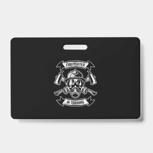 brandweerman in de opleiding van gasmaskers badge (Voorzijde)