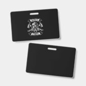 brandweerman in de opleiding van gasmaskers badge (Voor- en achterkant)