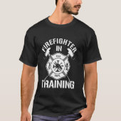 brandweerman in trainingsbrandweerman t-shirt (Voorkant)