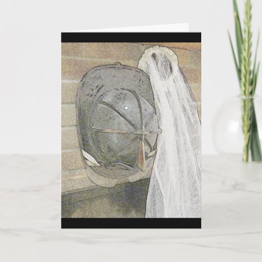 Brandweerman jubileum kaart (Voorkant)