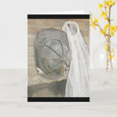 Brandweerman jubileum kaart (Gele Bloem)