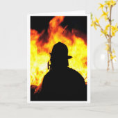 brandweerman kaart (Gele Bloem)