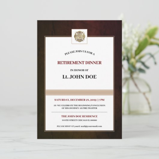 brandweerman kaart (Staand voorkant)