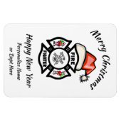 brandweerman Kaart brandweergaragedag brandweerman Magneet (Horizontaal)