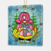 Brandweerman kabouter keramisch ornament (Links)