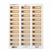 Brandweerman - Kapiteinshoed Etiket (Full Sheet)