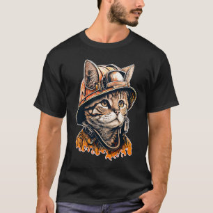 Brandweerman Kat Brandweer Kat Brandweer T-shirt