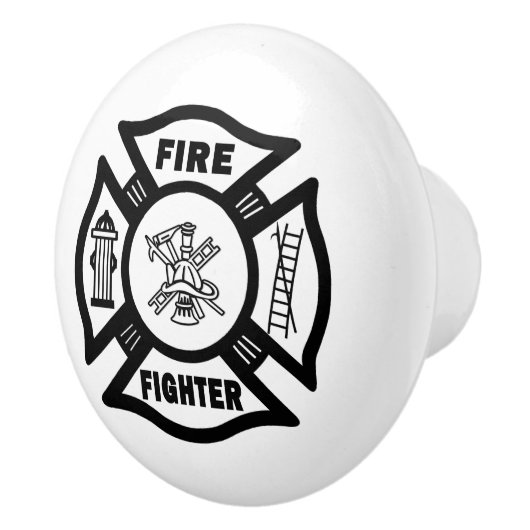 brandweerman keramische knop (Rechts)