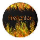 brandweerman keramische knop (Voorkant)