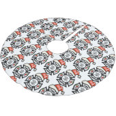 Brandweerman Kerstboom Rok (Gekanteld)