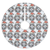 Brandweerman Kerstboom Rok (Voorkant)