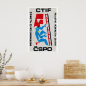 Brandweerman klimt ladder - Matchbox Print (Keuken)