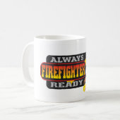 Brandweerman Koffie Mok (Voorkant links)