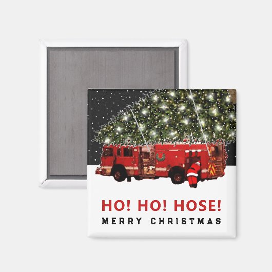 Brandweerman Kous Stuffers Magneet (Voorkant / Achterkant)