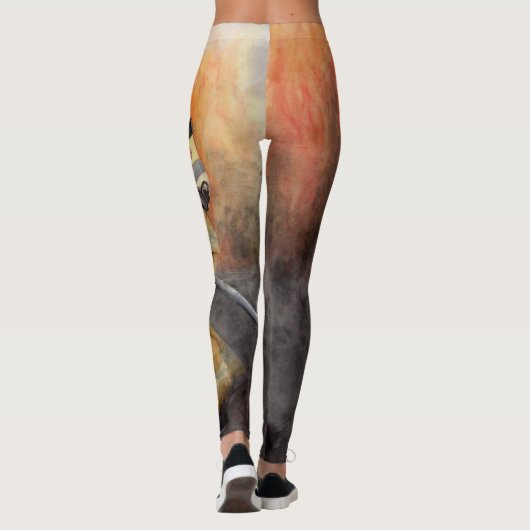 Brandweerman Leggings Personaliseren met NAAM (Achterkant)