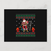 Brandweerman lelijke kerst trui Xmas jongens meisj Feestdagenkaart (Voorkant)