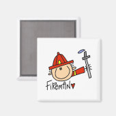 Brandweerman Magneet (Voorkant / Achterkant)