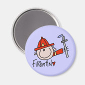 Brandweerman Magneet (Voorkant / Achterkant)