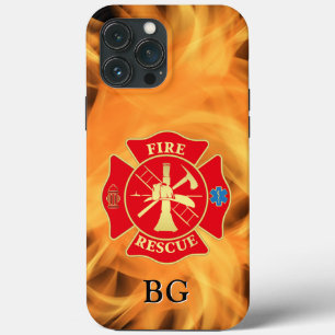 Brandweerman Maltese Cross Fire Rescue Fire Flame Case-Mate iPhone Case