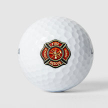 Brandweerman Maltese Cross Wilson 500 Golf Ball
