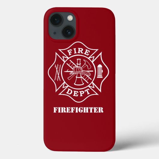 Brandweerman Maltese Kruis Phonehoes Case-Mate iPhone Case (Achterkant)