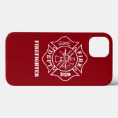 Brandweerman Maltese Kruis Phonehoes Case-Mate iPhone Case (Achterkant (horizontaal))
